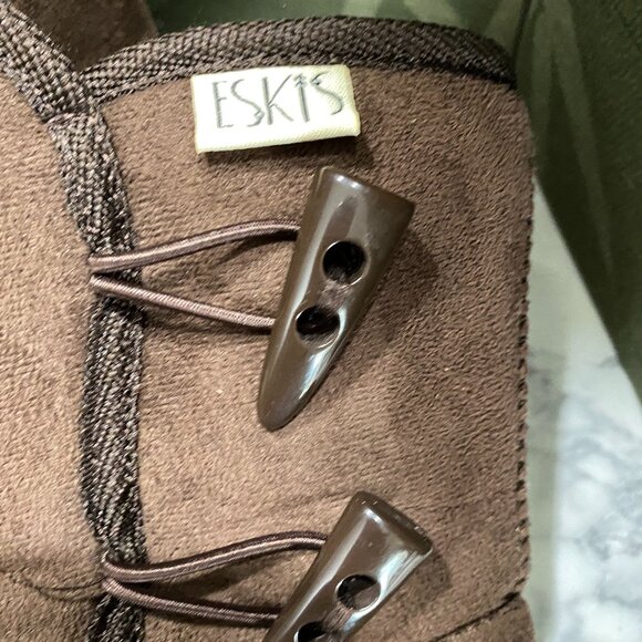 EUC~ESKIES Booties~Brown sz 6 - Picture 5 of 11